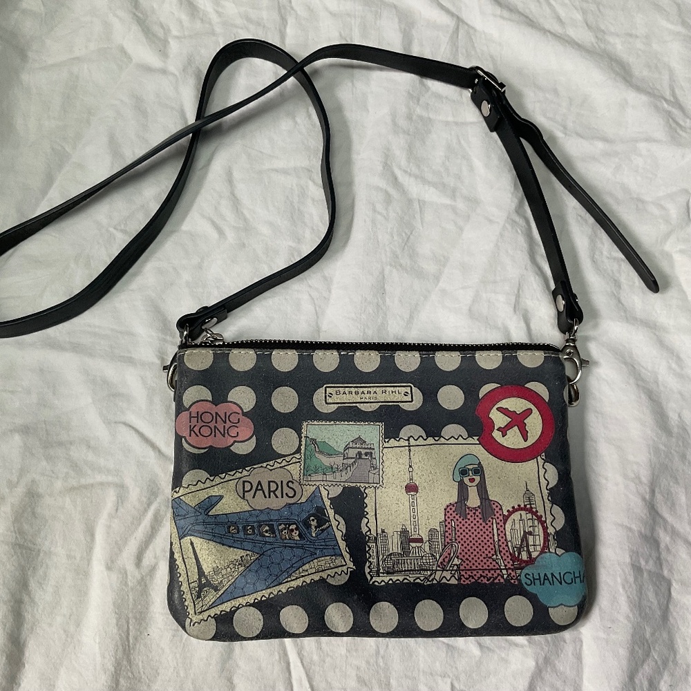 Barbara Rihl Favourite Places Leather Crossbody Bag